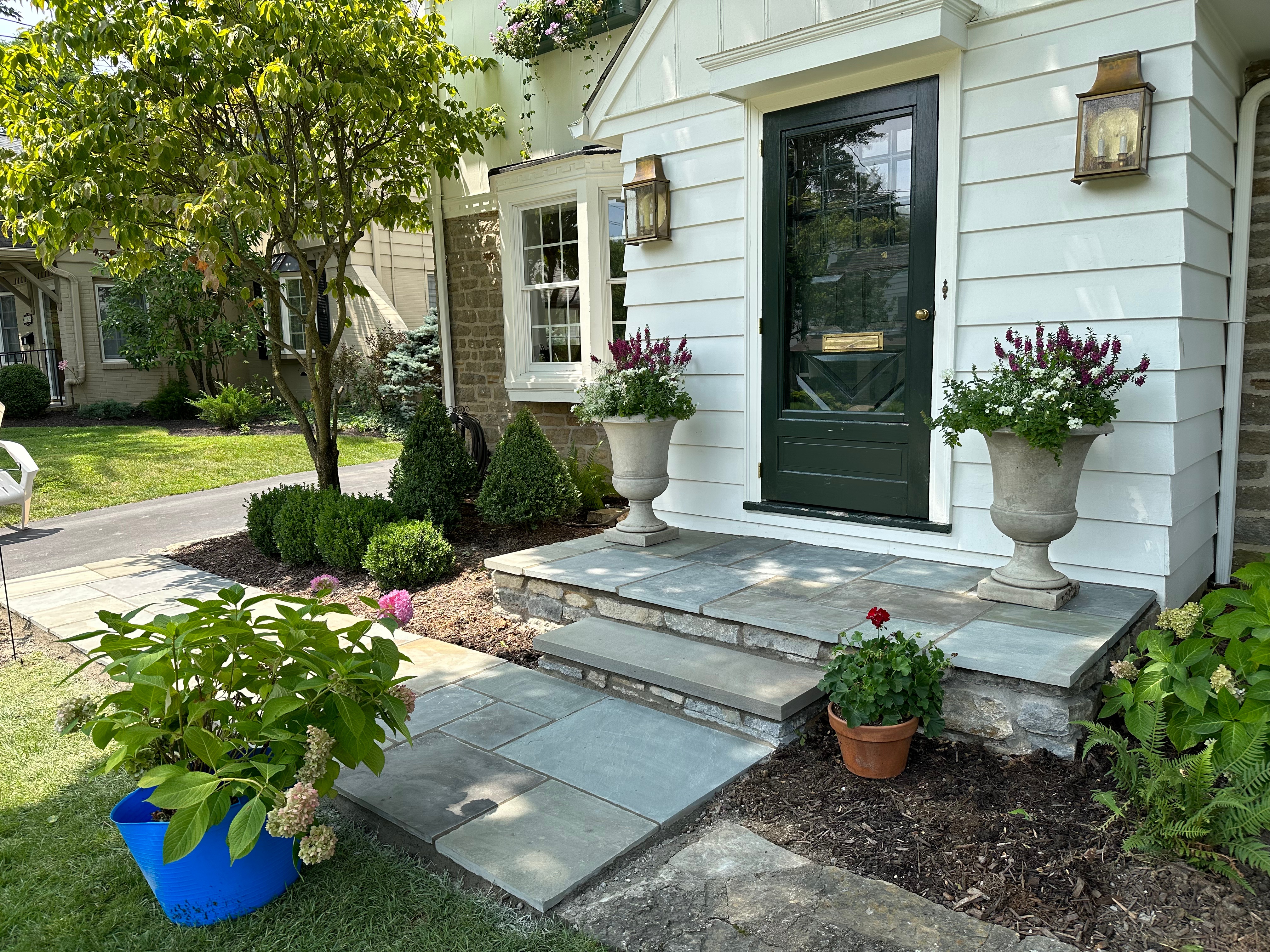 Front steps by QCS Masonry